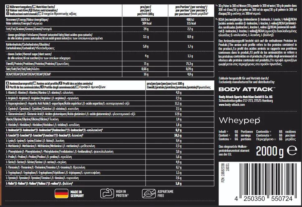 100% Whey Protein 900g