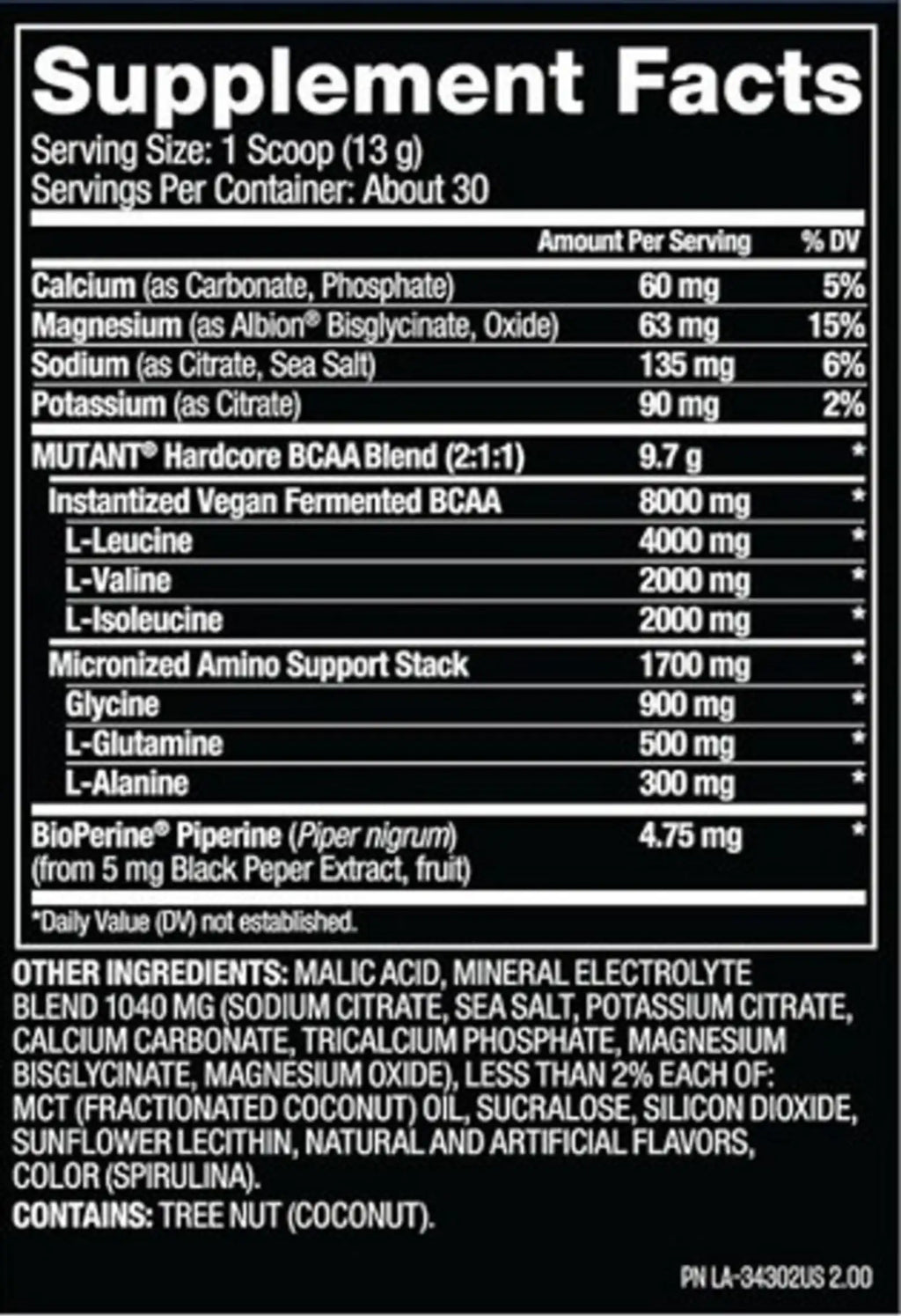 Hardcore BCAA 390g