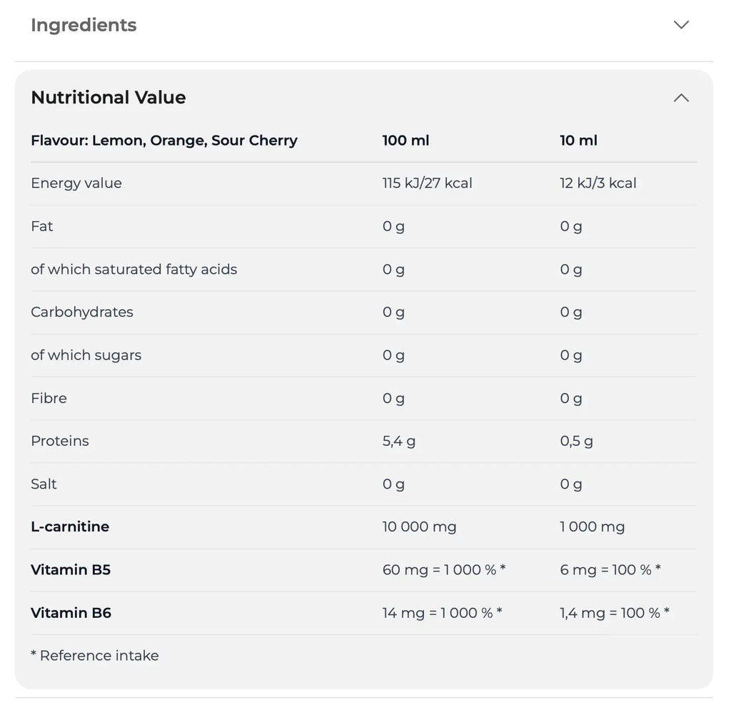 Carnitine 100 000 1000ml